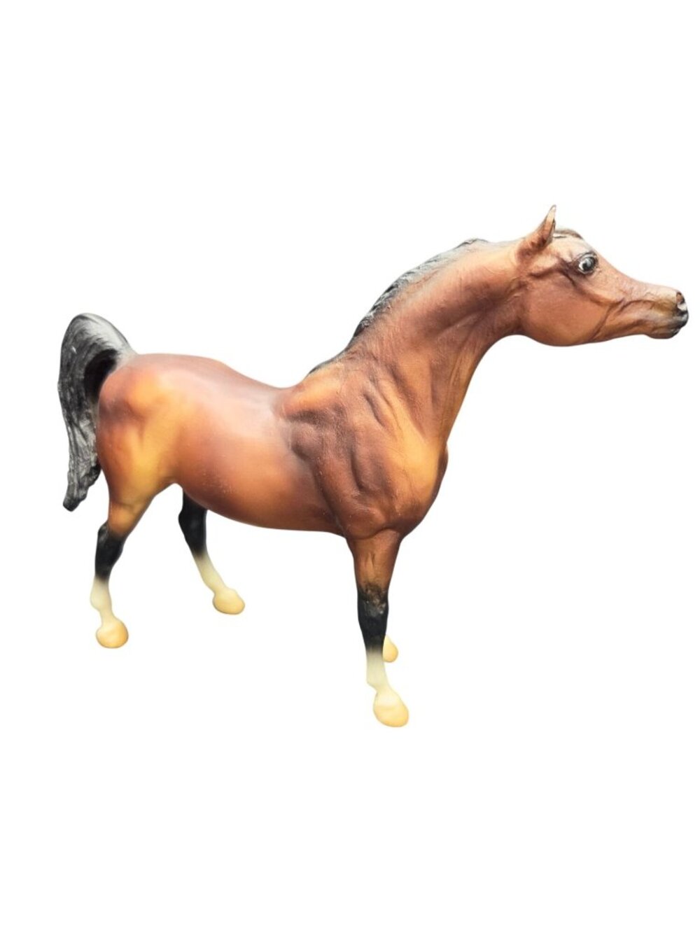 Vintage Breyer Family Arabian Stallion Bay Brown Horse Figurine Equestrian Decor